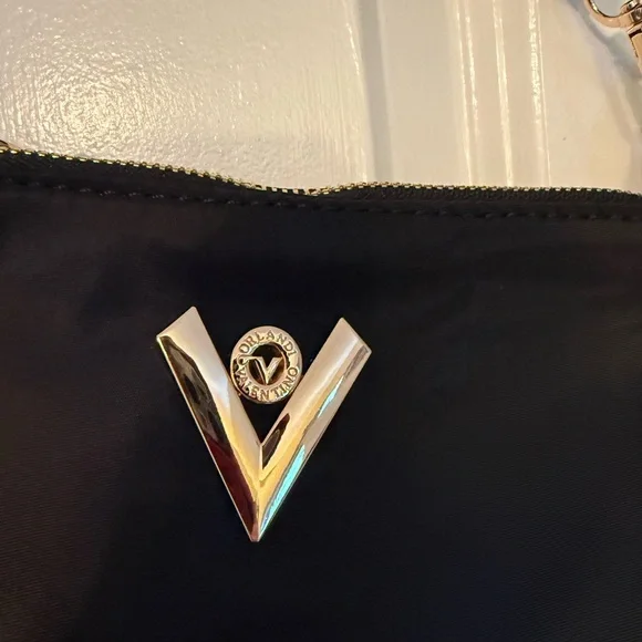 Valentino Orlandi Black Bag with Gold Accents - Picture 4 of 9